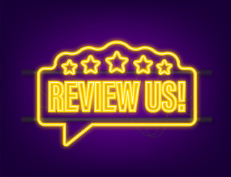 Review us user rating concept and rate vector