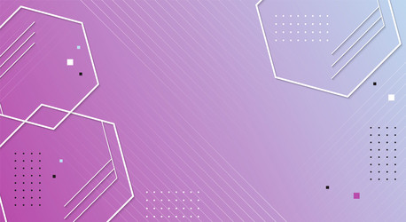 abstract 3d geometric hexagonal background vector image