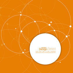 abstract background with overlapping vector image