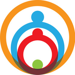 community network and social icon design template vector image