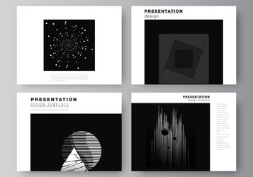 layout presentation slides design vector image