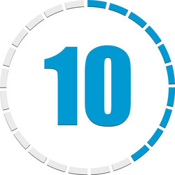 progress completion step indicator segmented vector image