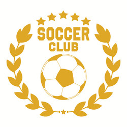 Retro Sport Club Emblem Vector Image