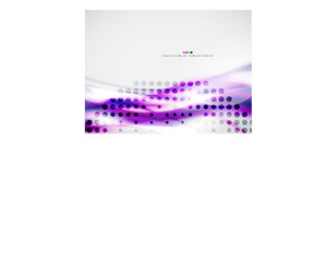 wave abstract design template vector image