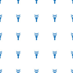bar code scanner icon pattern seamless white vector image