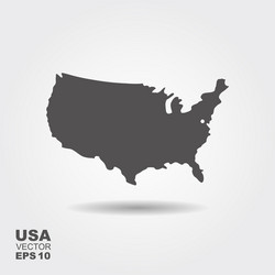 map of usa vector