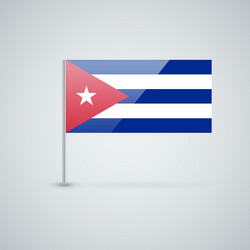 Cuban Flag Icon vector image