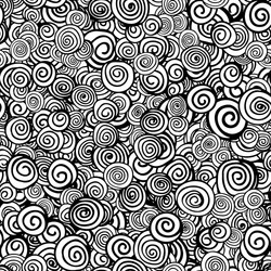 seamless pattern with spiral abstract vector image