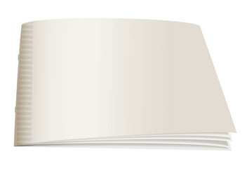 Stack of Blank Paper vector image