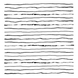 hand drawn abstract pattern with lines vector image