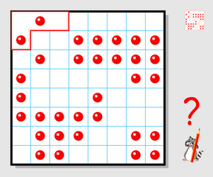 logic puzzle game for children adults need vector image