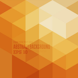 Abstract isometric shape background Royalty Free Vector