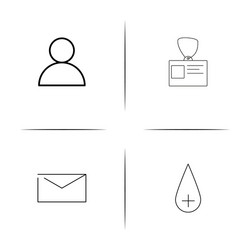 internet technologies simple linear icon vector image