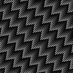 seamless pattern with zigzags from dots vector image