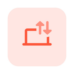 copying or transferring files between computers vector image