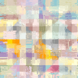 image with imitation of grunge datamoshing vector image