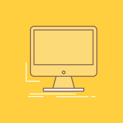 update app application install sync flat line vector image