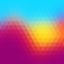 abstract colorful background with triangles vector image