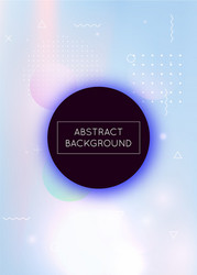 dynamic shape background with liquid fluid vector image