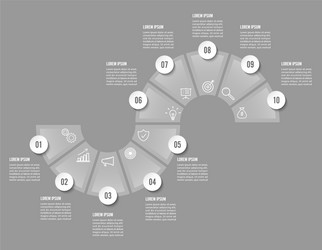 Infographics design and marketing icons can vector