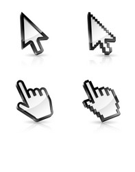 Mouse Pointer Icons vector image