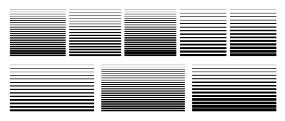 Retro Striped Gradient Pattern vector image