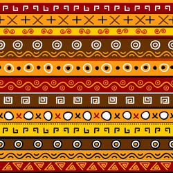 seamless background with abstract pattern vector image