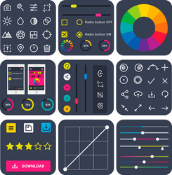 progress loading bar indicators download vector image