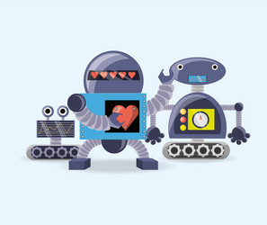 robotics design concept vector image