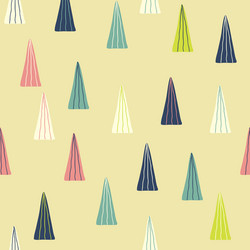 simple basic object repeat pattern design vector image