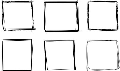 Hand drawn doodle grid seamless pattern Royalty Free Vector