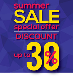 Summer sale modern background vector