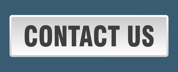 Contact us button square blue push Royalty Free Vector Image