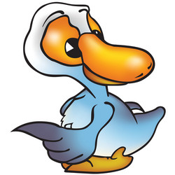 Brown duck Royalty Free Vector Image - VectorStock