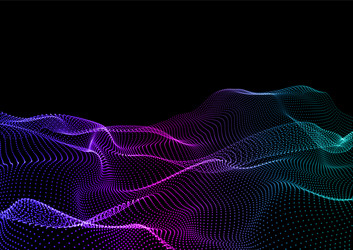 Abstract Particle Flow Background vector image