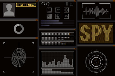 computer software for the spy vector image