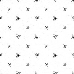 seamless pattern with calligraphic vignettes vector image