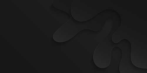 abstract minimal background with wavy shapes cut vector image