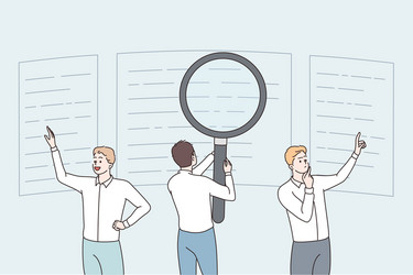 search engine optimization for business sketch vector image