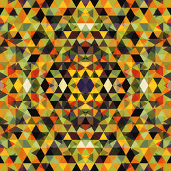 triangular mosaic colorful background vector image