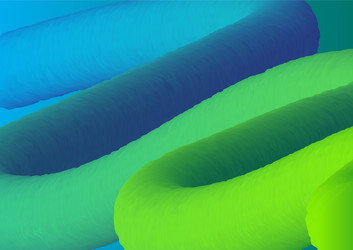 abstract design background with 3d style shape vector image