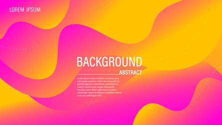 Dynamic Fluid Wave Background vector image
