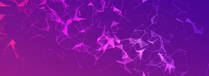 abstract digital background with lines and points vector image