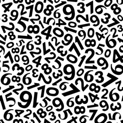 Abstract Number Pattern vector image
