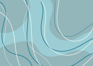 soft blue wave pattern graphics curve background vector image