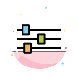 design edit tool abstract flat color icon template vector image