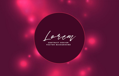 glossy bokeh background with text space vector image