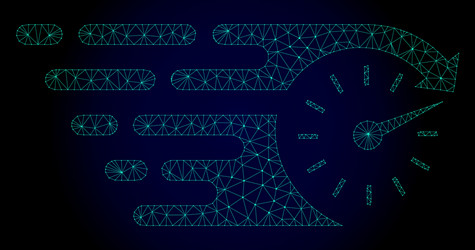 time polygonal frame mesh with fast motion vector image