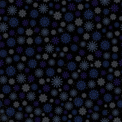 winter seamless pattern with glowing snowflake vector image