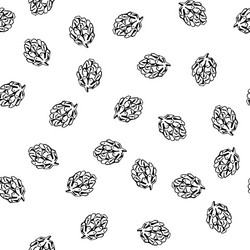 tree cone pattern vector image